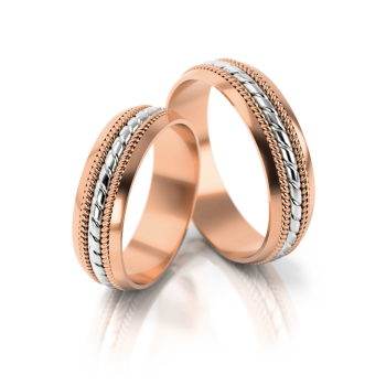 Preview: Stelmach Trauringe Weiss-Gelbgold Landshut 069